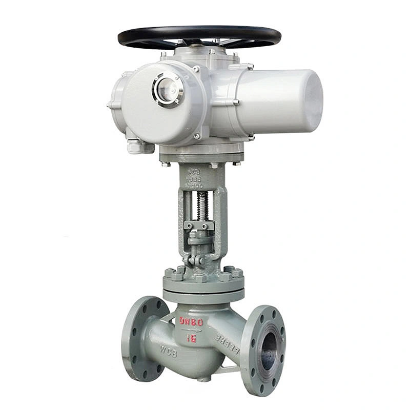 DIN ASME PN16 Casting Electric Actuated Stop Water Globe Valve - Image 3