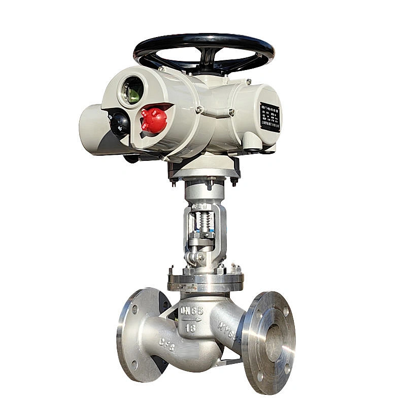 DIN ASME PN16 Casting Electric Actuated Stop Water Globe Valve - Image 4