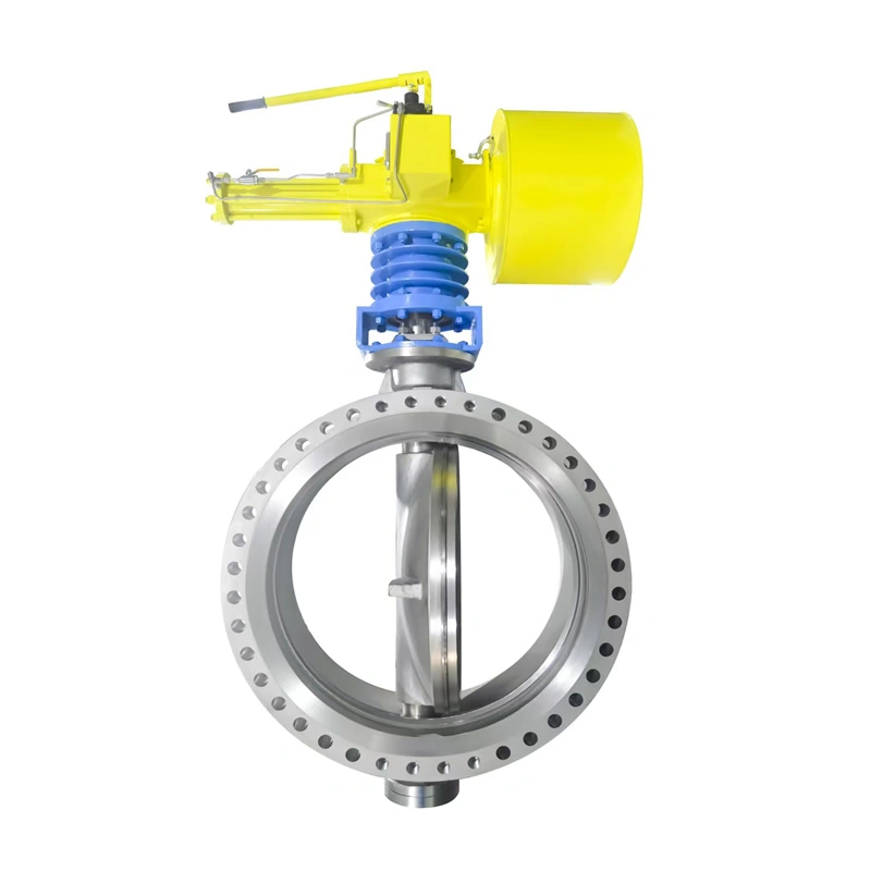 DN100 300LB High Temp Metal Seated Butterfly Valve - Image 3