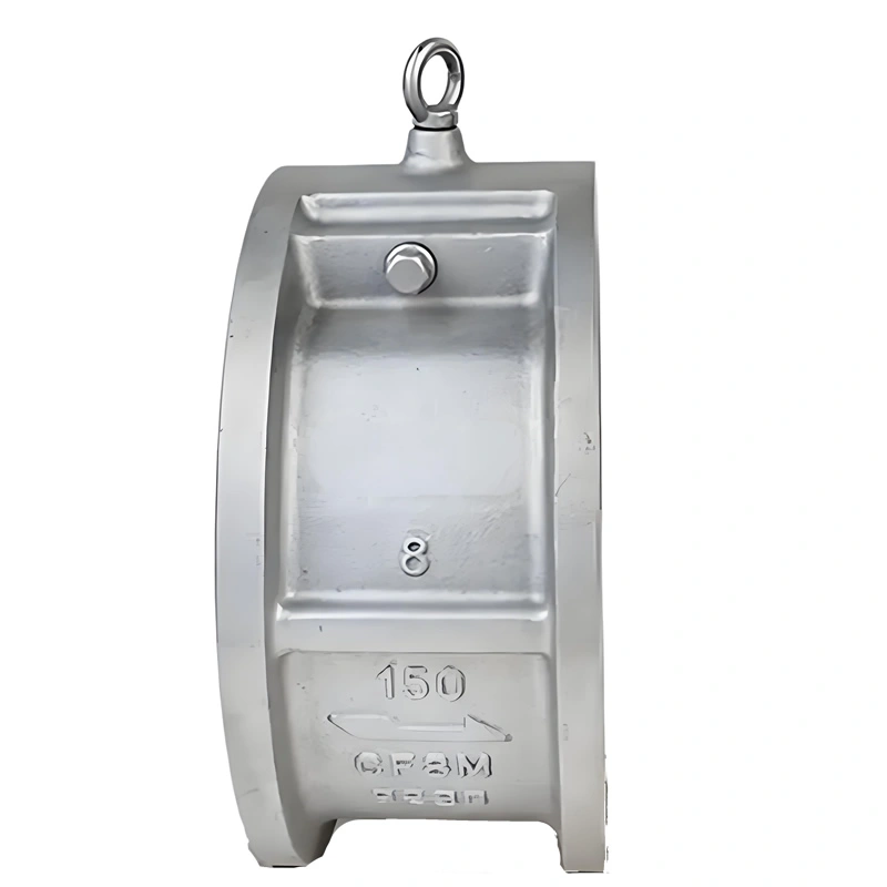 DN100 PN16 Cast Steel Wafer Type Single Disc Swing Check Valve - Image 1
