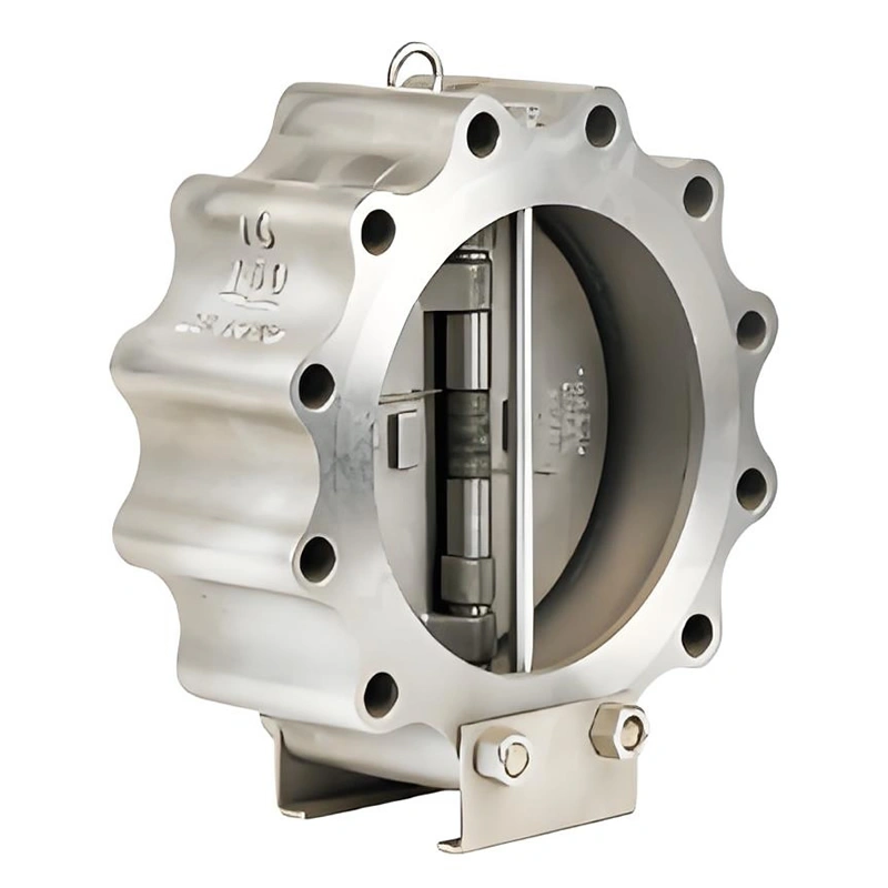DN100 PN16 Lug Type Double Disc Swing Check Valves - Image 2