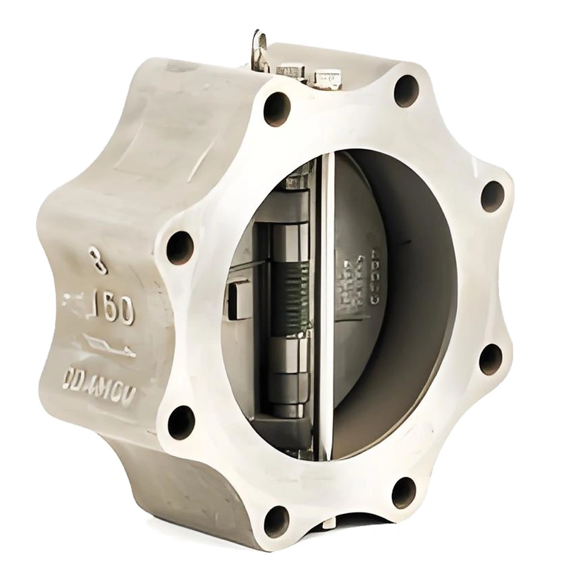 DN100 PN16 Lug Type Double Disc Swing Check Valves - Image 4