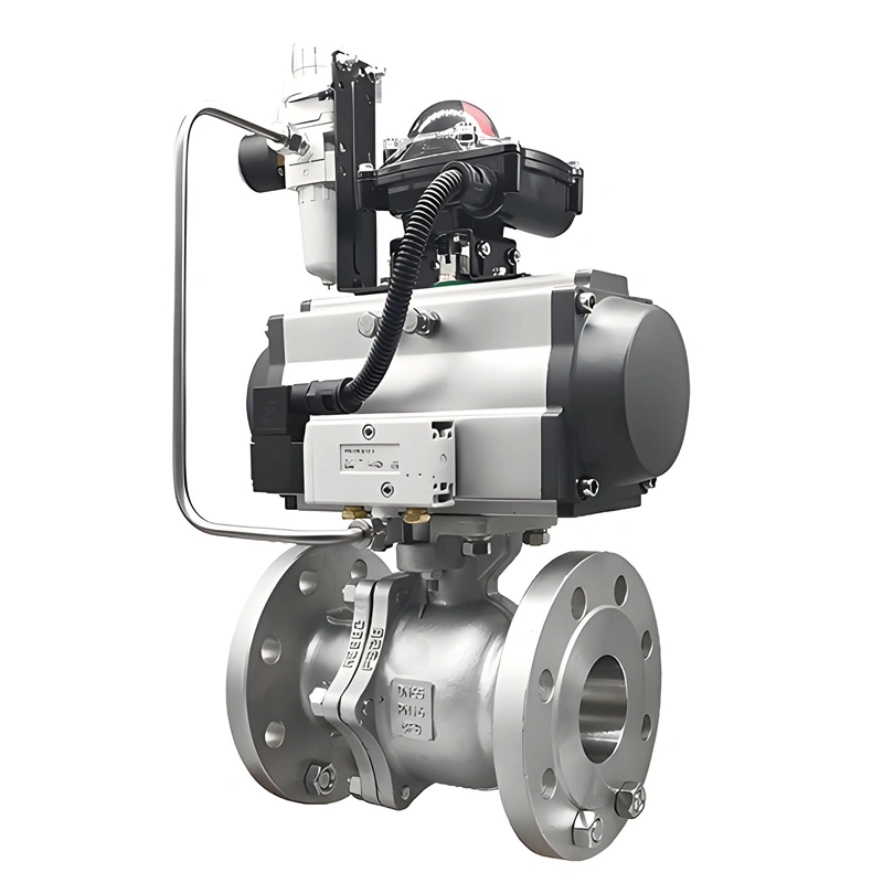 DN100 PN16 Stainless Steel High-Temp Metal Seal Flange Floating Ball Valve - Image 2