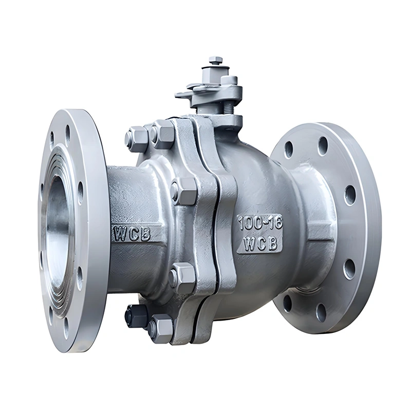 DN100 PN16 Stainless Steel High-Temp Metal Seal Flange Floating Ball Valve - Image 3