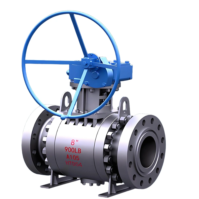 DN100 PN40 3-Piece Trunnion Mounted Hard Metal Seal BW Ball Valve for Flow Control - Image 3