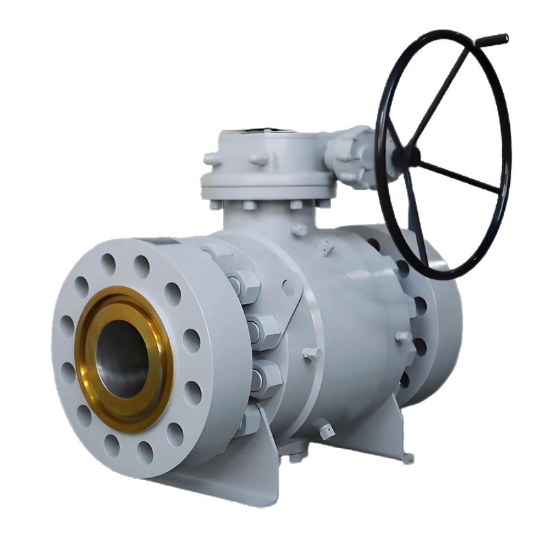 DN100 PN40 Side-Entry Metal-to-Metal Trunnion Ball Valve - Image 1