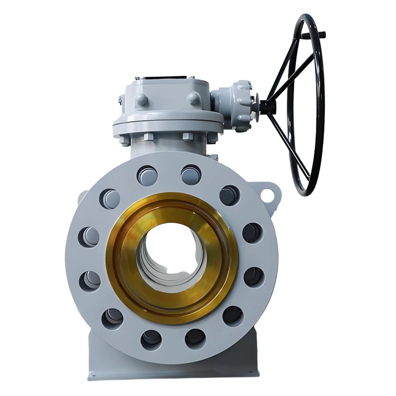 DN100 PN40 Side-Entry Metal-to-Metal Trunnion Ball Valve - Image 3