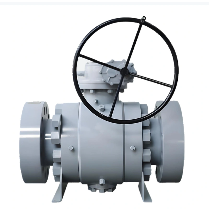 DN100 PN40 Side-Entry Metal-to-Metal Trunnion Ball Valve - Image 4