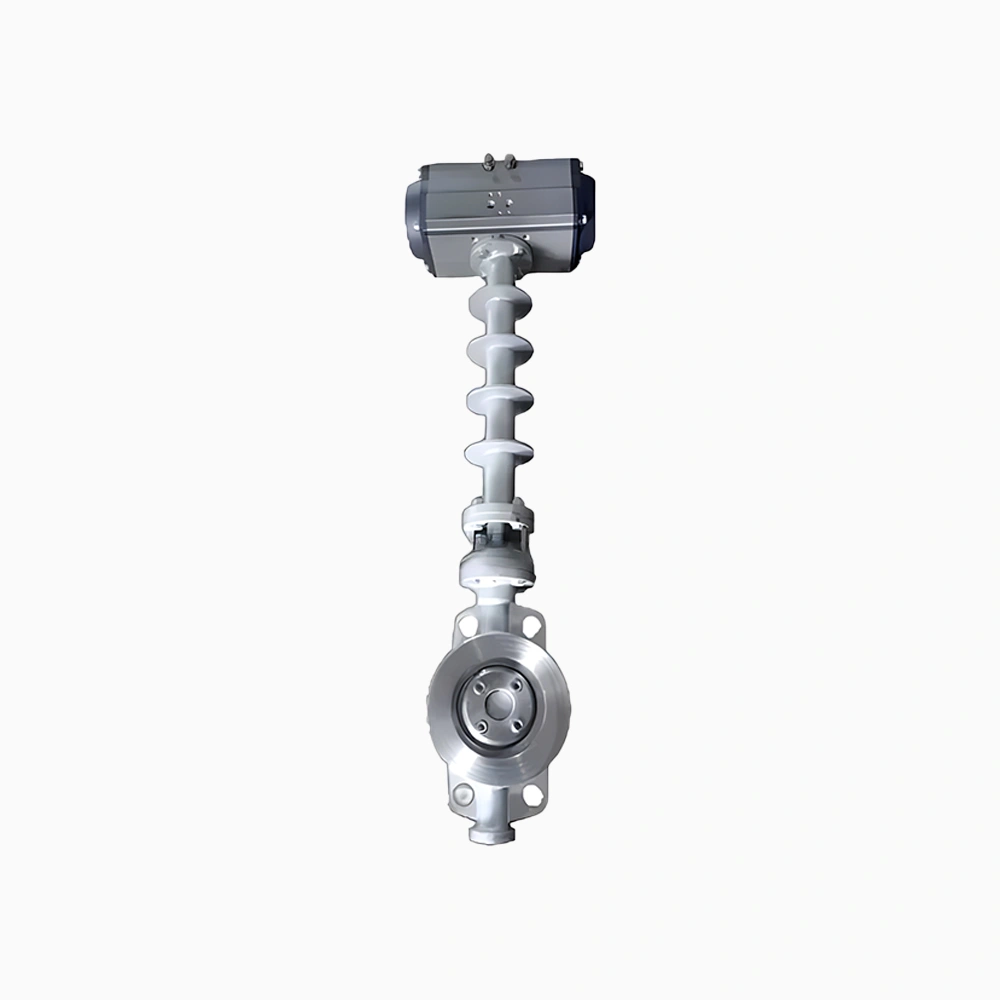 DN100 PN16 Triple Offset High Temp Metal Seal Flange Butterfly Valve - Image 1