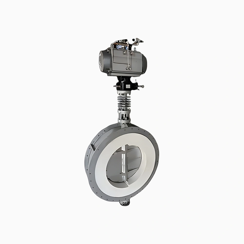 DN100 PN16 Triple Offset High Temp Metal Seal Flange Butterfly Valve - Image 2