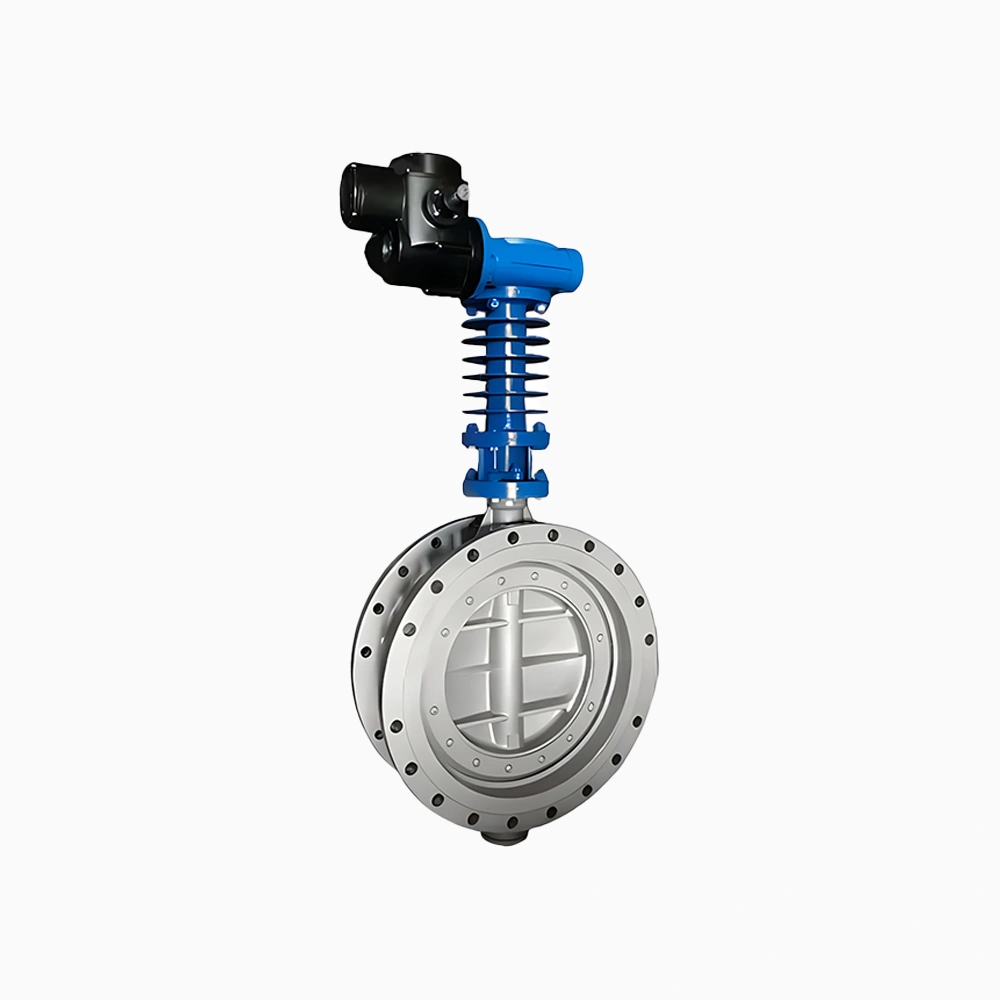 DN100 PN16 Triple Offset High Temp Metal Seal Flange Butterfly Valve - Image 4
