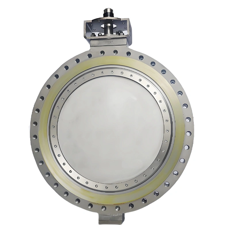 DN1200 150LB Raised Face Flanged CF8M Triple Offset Hard Seal Butterfly Valve - Image 4