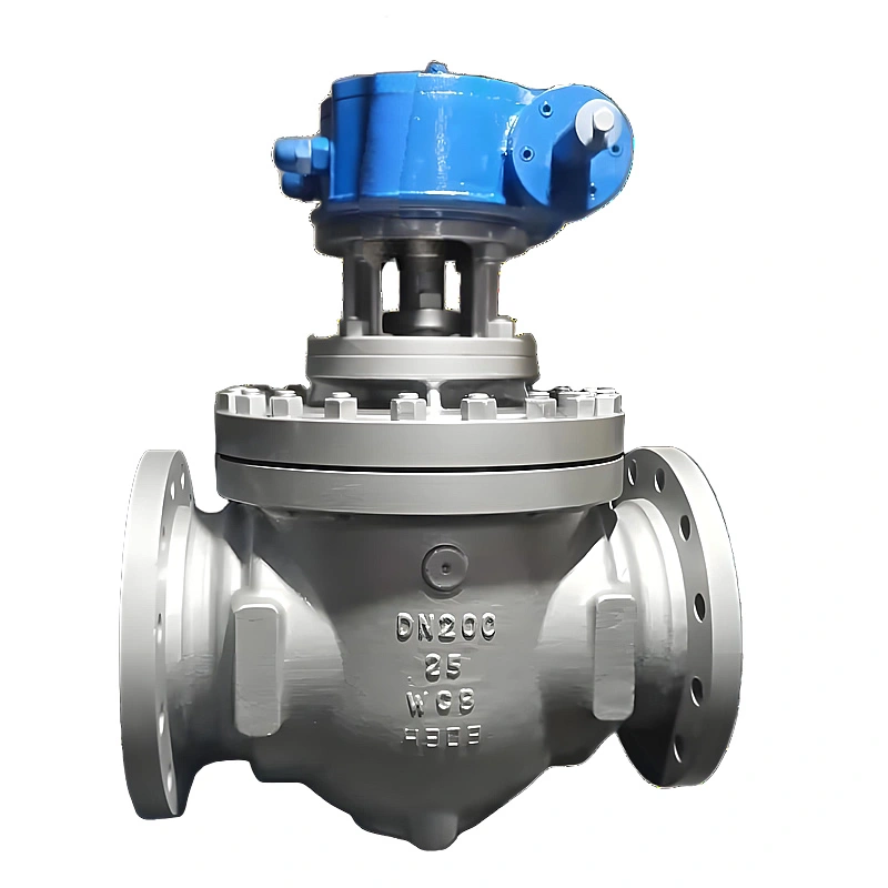 DN150 Cast Carbon Steel Gear Operated Flanged Trunnion Type Top Entry Ball Valve - Image 3