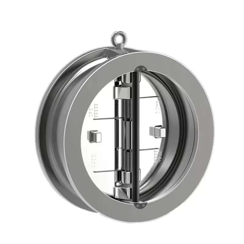 DN150 PN16 DIN Double Disc Wafer Spring Check Valve