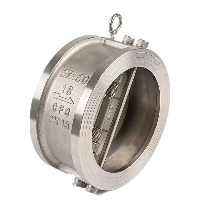 DN150 PN16 DIN Double Disc Wafer Spring Check Valve - Image 3