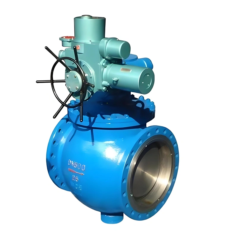 DN200 Class2500 Stainless Steel Flanged End Electric Top-Entry Trunnion Mounted Ball Valves - Image 3