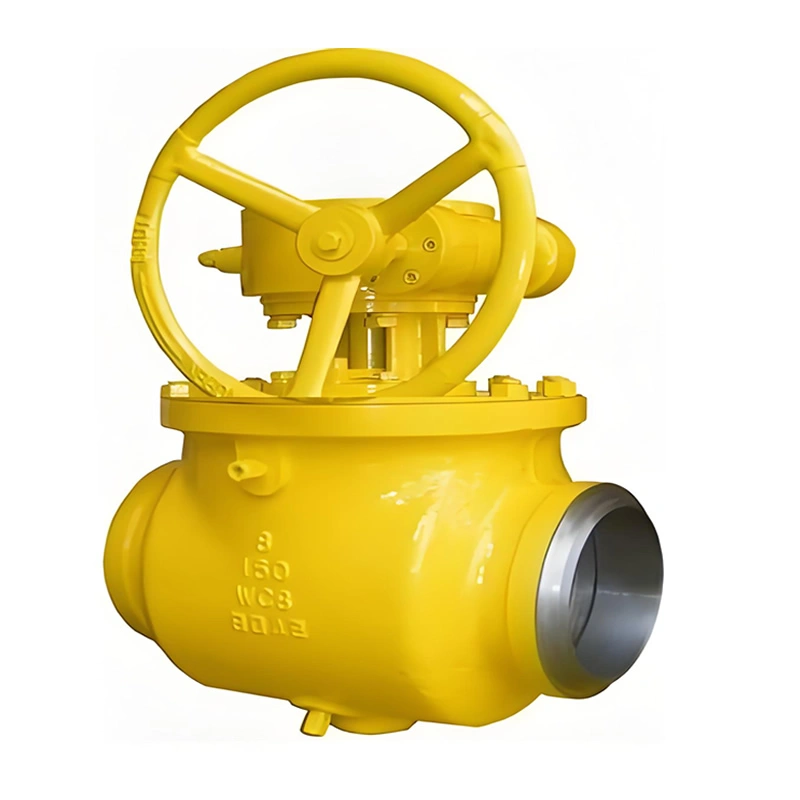 DN200 PN25 WCB Soft Seat Straight Through Type Manual Floating Top-Entry Ball Valves - Image 4