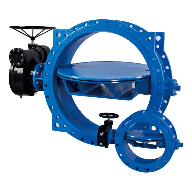 Big Size Ductile Iron Pn10 DN400~DN2400 Pneumatic Electric Actuator Double Offset Eccentric Flange Butterfly Valve - Image 2