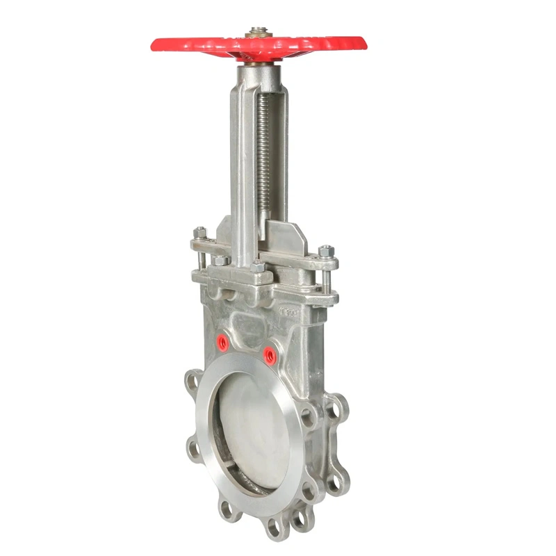 DN100~DN300 PN16 Stainless Steel Manual Flange Knife Gate Valve - Image 1