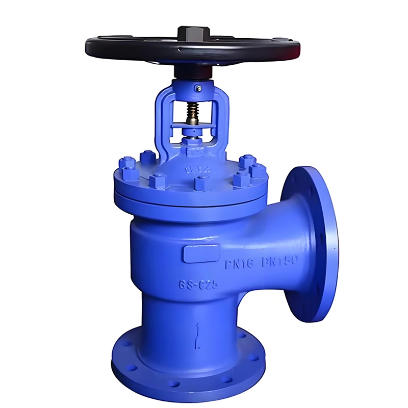 Cast Steel Angle Type Bellow Seal Globe Valve - Image 4