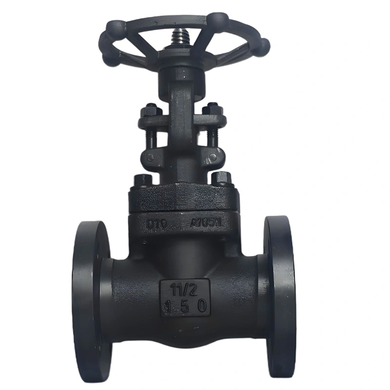 DN40 150LB A105 Carbon Steel Flanged Forged Steel Handwheel Operation Gate Valve  - Image 4