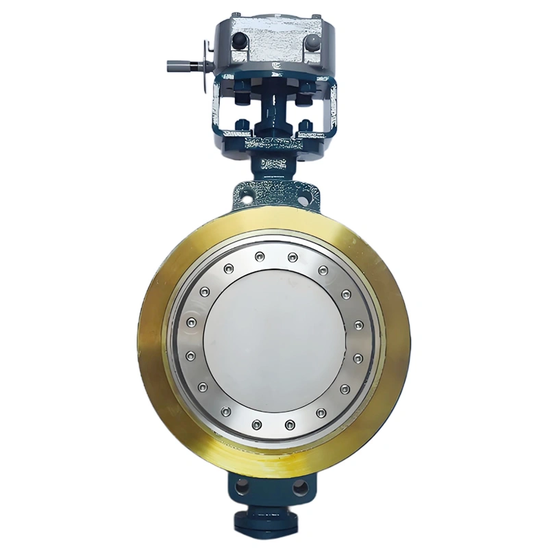DN400 PN16 WCB Bidirectional Pressure Bearing Triple Eccentric Metal Multi Layer Hard Seal Wafer Butterfly Valve - Image 2