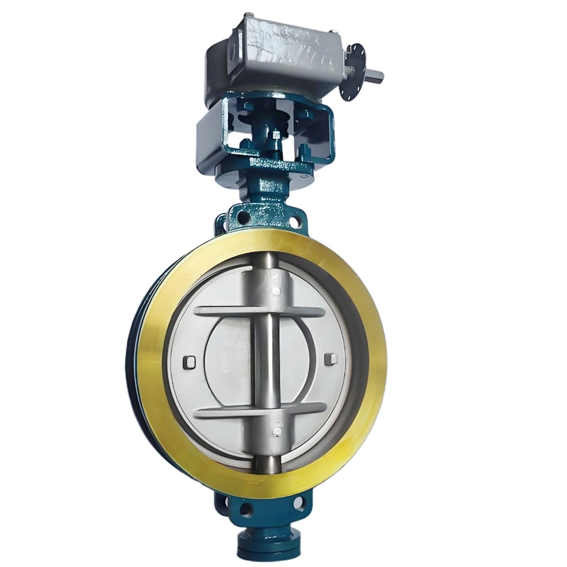 DN400 PN16 WCB Bidirectional Pressure Bearing Triple Eccentric Metal Multi Layer Hard Seal Wafer Butterfly Valve - Image 3