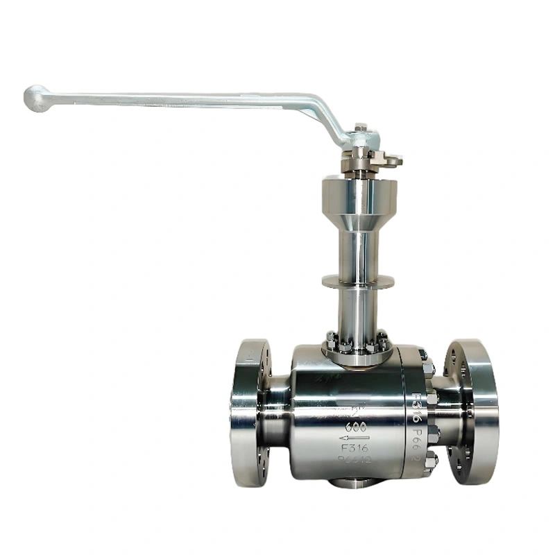 DN50 CLASS 600 F316 2-Piece Hard-Seal Cryogenic Floating Ball Valve - Image 1