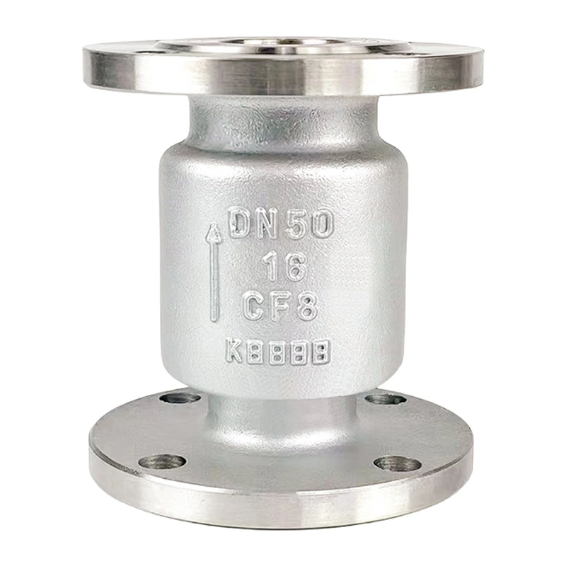 DN50 PN16 SS304 Stainless Steel Energy Saving Silenced Flanged Check Valve - Image 3