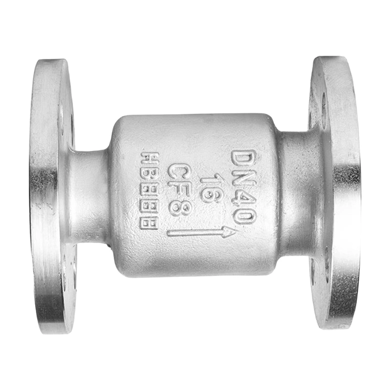 DN50 PN16 SS304 Stainless Steel Energy Saving Silenced Flanged Check Valve - Image 4