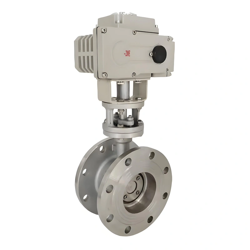 Three Eccentric Hard Seal Electric Flange Butterfly Valve