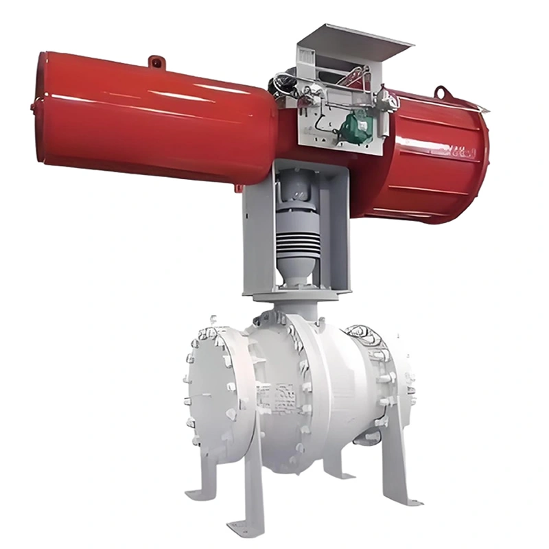 DN500 900LB Pneumatic Cryogenic Top Entry Ball Valve API 6D manual Top Entry Ball Valve Cryogenic Valves - Image 4