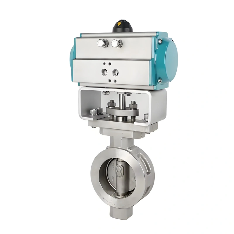 Double Acting Double Eccentric Pneumatic butterfly Valve for Steam Pipe and Steam Pipe in Valve - Image 4