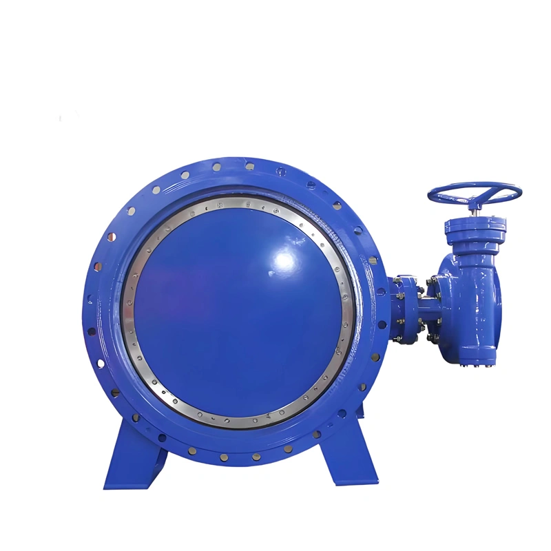Double Flange Double Eccentric Butterfly Valve Manual Large Size 2-Way Soft Seal Butterfly Valve - Image 4