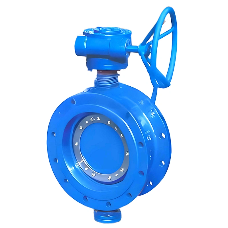 Cast Steel Electric Flanged Double Eccentric Soft Seal Butterfly Valve - Image 1