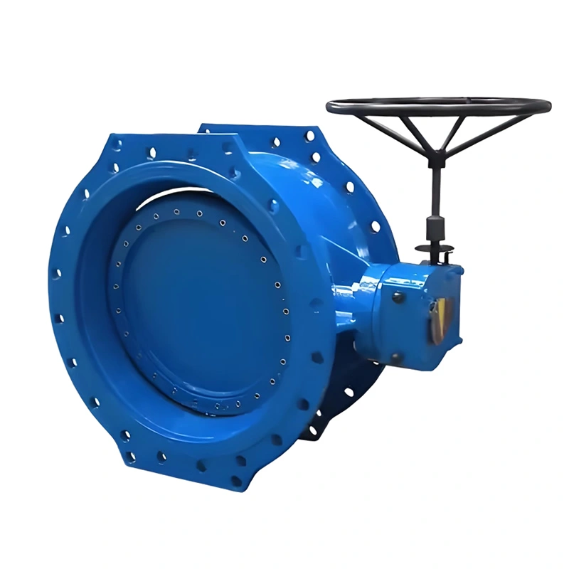Ductile Iron DN100-1200mm Gearbox / Pneumatic / Electric Acuator Double Offset Butterfly Valve - Image 2