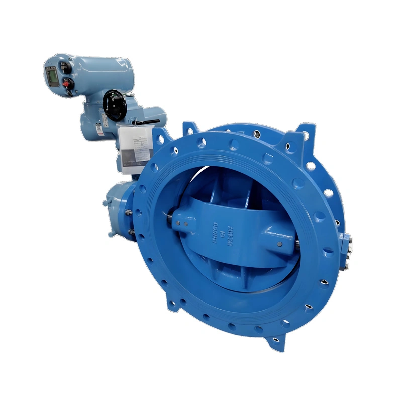 Ductile Iron DN100-1200mm Gearbox / Pneumatic / Electric Acuator Double Offset Butterfly Valve - Image 4