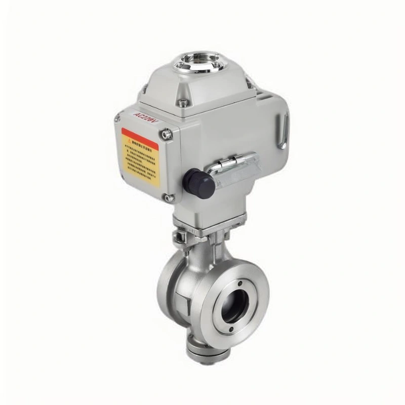 Electric V-Type Pinch Ball Valve with Hard Seal Wear-Resistant Cut-off - Image 5