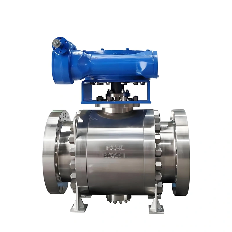 F304L 12 inch Bi-Directional Double Block and Bleed Steam Ball Valve - Image 2