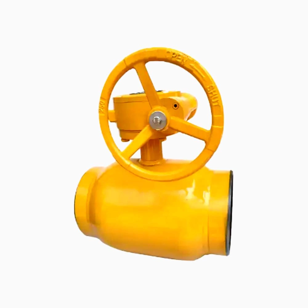 Forged Steel A105 Full Bore 12 IN 600LB RF Flange Trunnion Mounted Ball Valve With Gear Box - Image 2