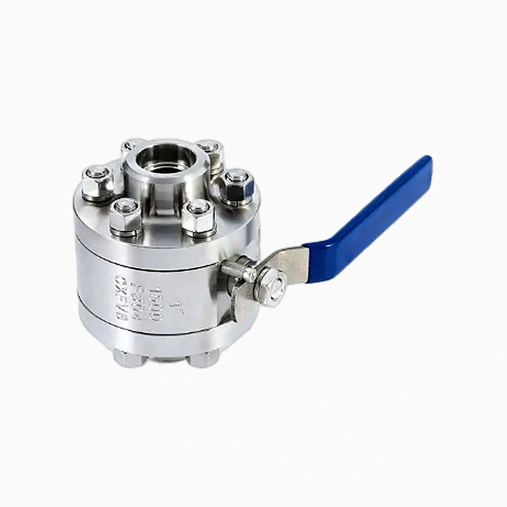 Forged Steel Alloy 20 Full Bore DN25 PN16 NPT Floating Ball Valve - Image 1