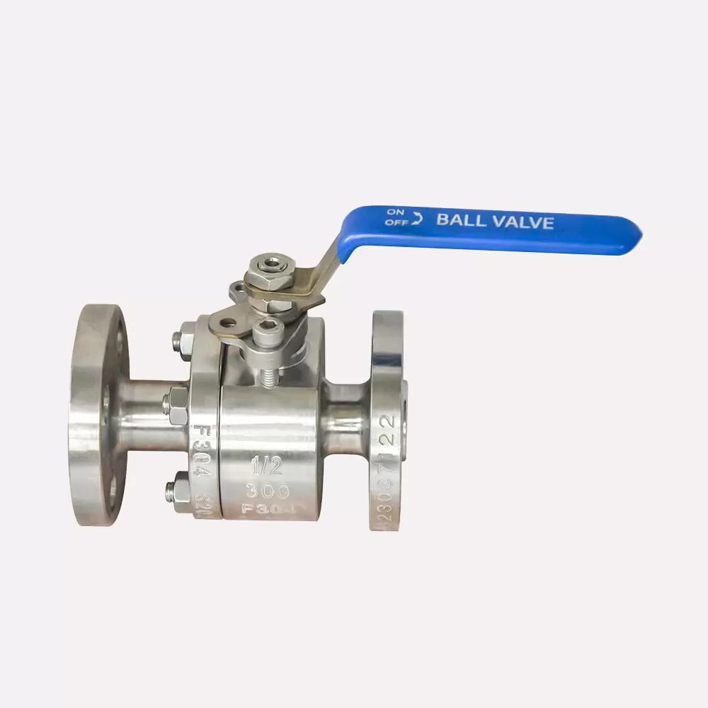Forged Steel Full Bore RF Flange DN20 PN25 Floating Ball Valve - Image 2