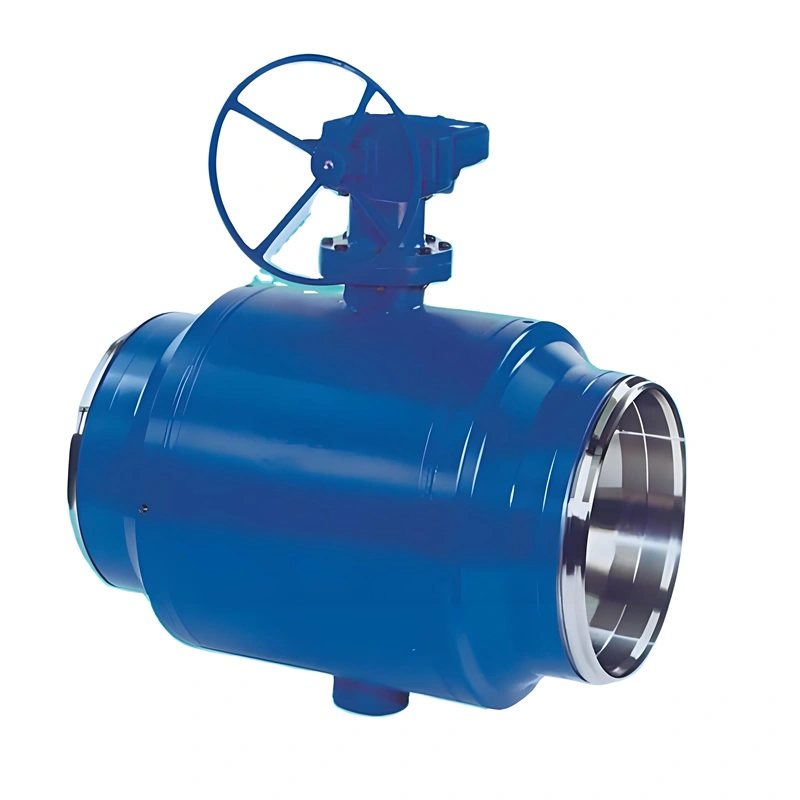 Full Bore Carbon Steel Worm Gear Trunnion Welded Ball Valve for Thermal - Image 4
