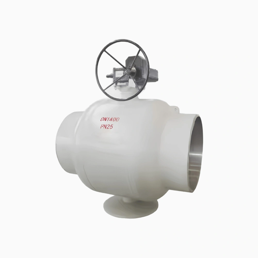 Gear Box DN1400 PN25 Fully Welded Ball Valve - Image 2
