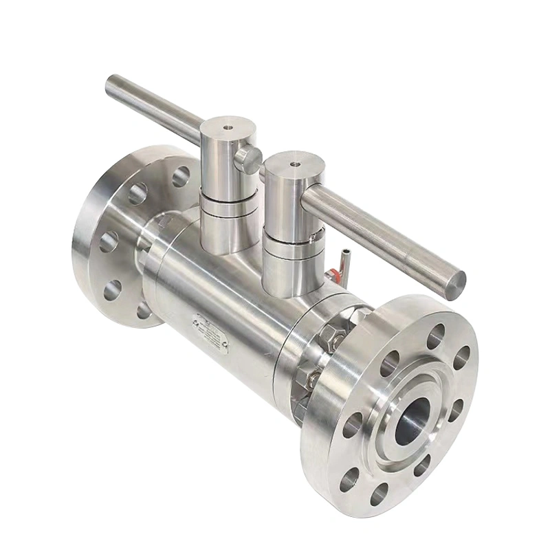 High Pressure Stainless Steel Flange Double Block and Bleed Ball Valve - Image 2