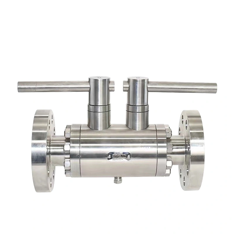 High Pressure Stainless Steel Flange Double Block and Bleed Ball Valve - Image 4
