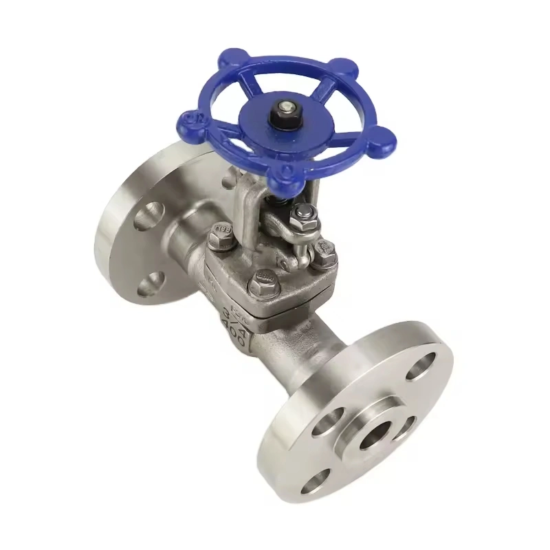 High Quality Flanged Manual Stainless Steel Forged Globe Valve - Image 2