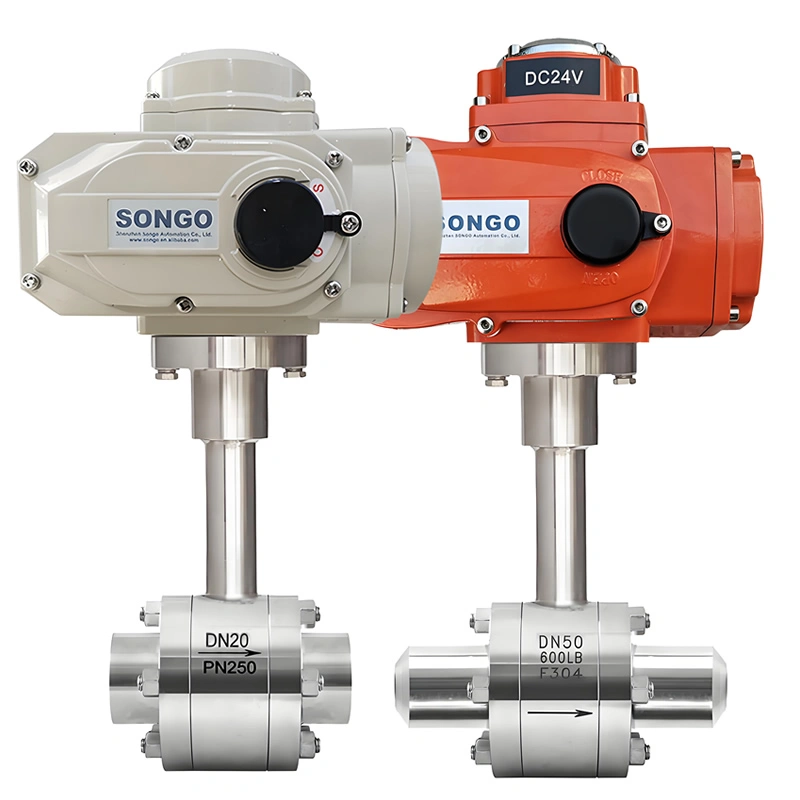 Low Temperature SS304/316L Forged Steel Extended Stem Socket Weld/Butt Weld Electric Cryogenic Ball Valve - Image 4