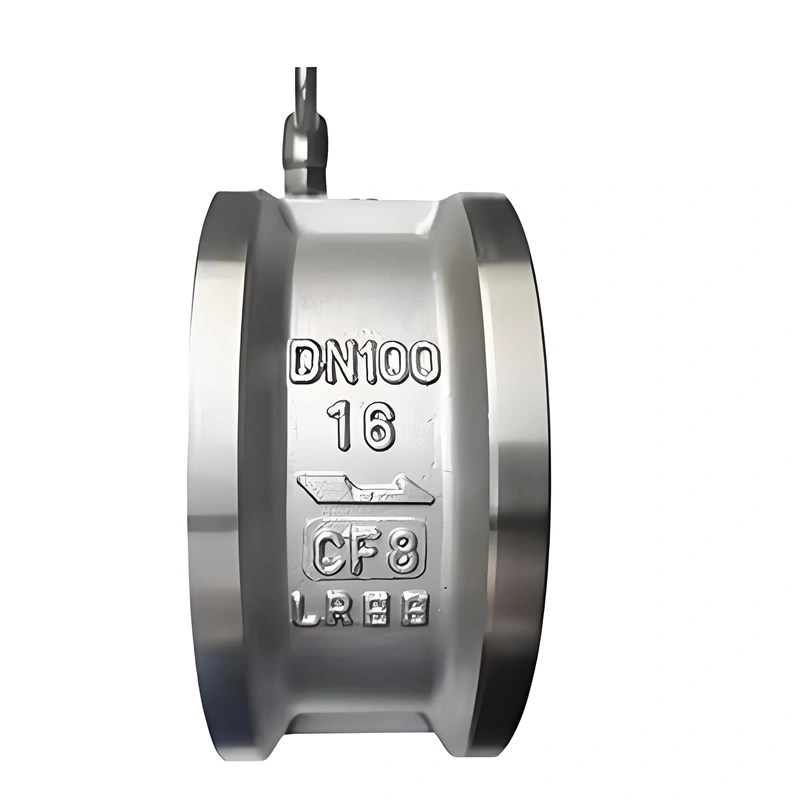 PN16 Wafer Type Metal Seated Stainless Steel 304 316 Manual Check Valve - Image 1