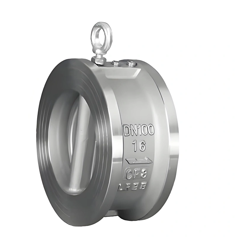 PN16 Wafer Type Metal Seated Stainless Steel 304 316 Manual Check Valve - Image 2
